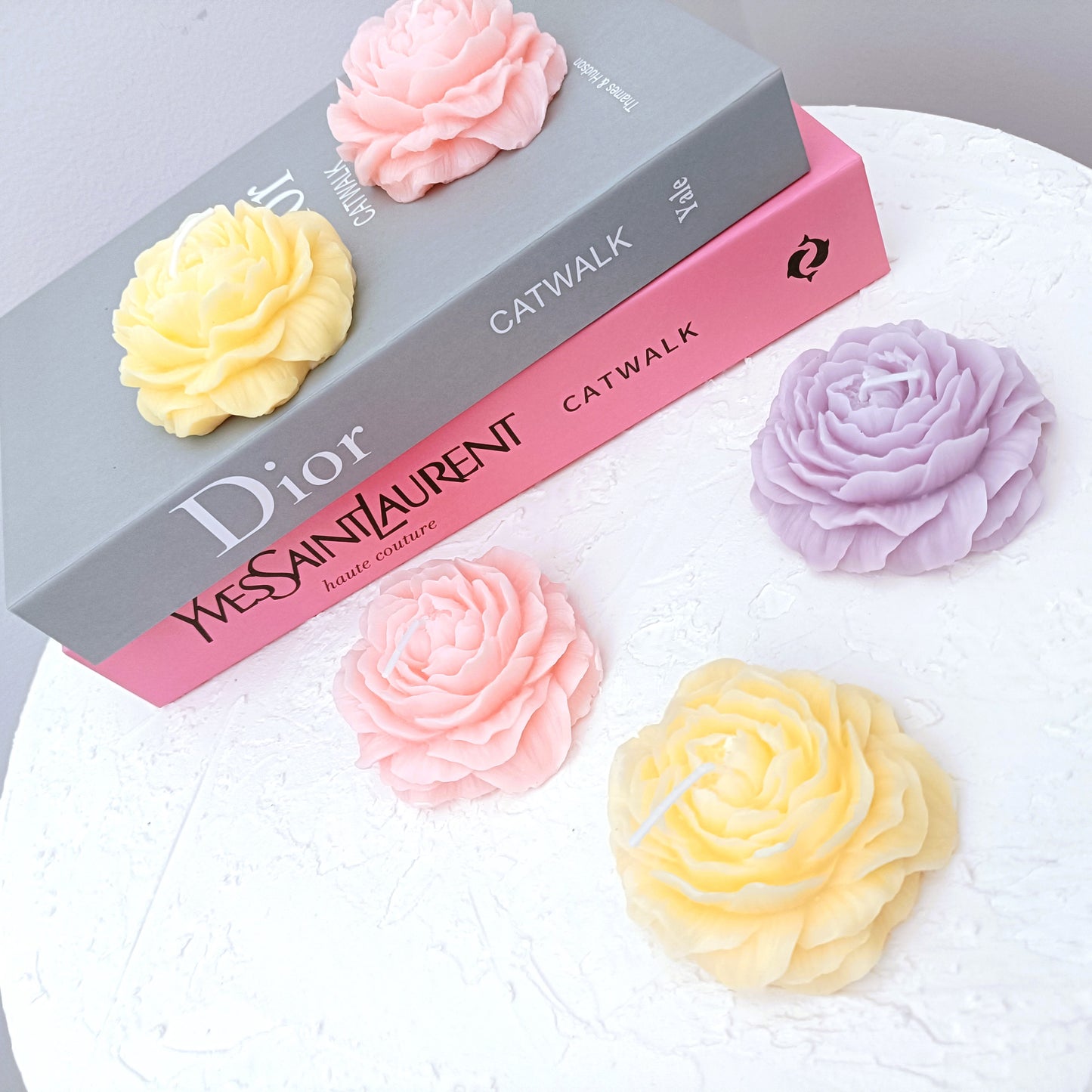 Rosy Bloom Candle