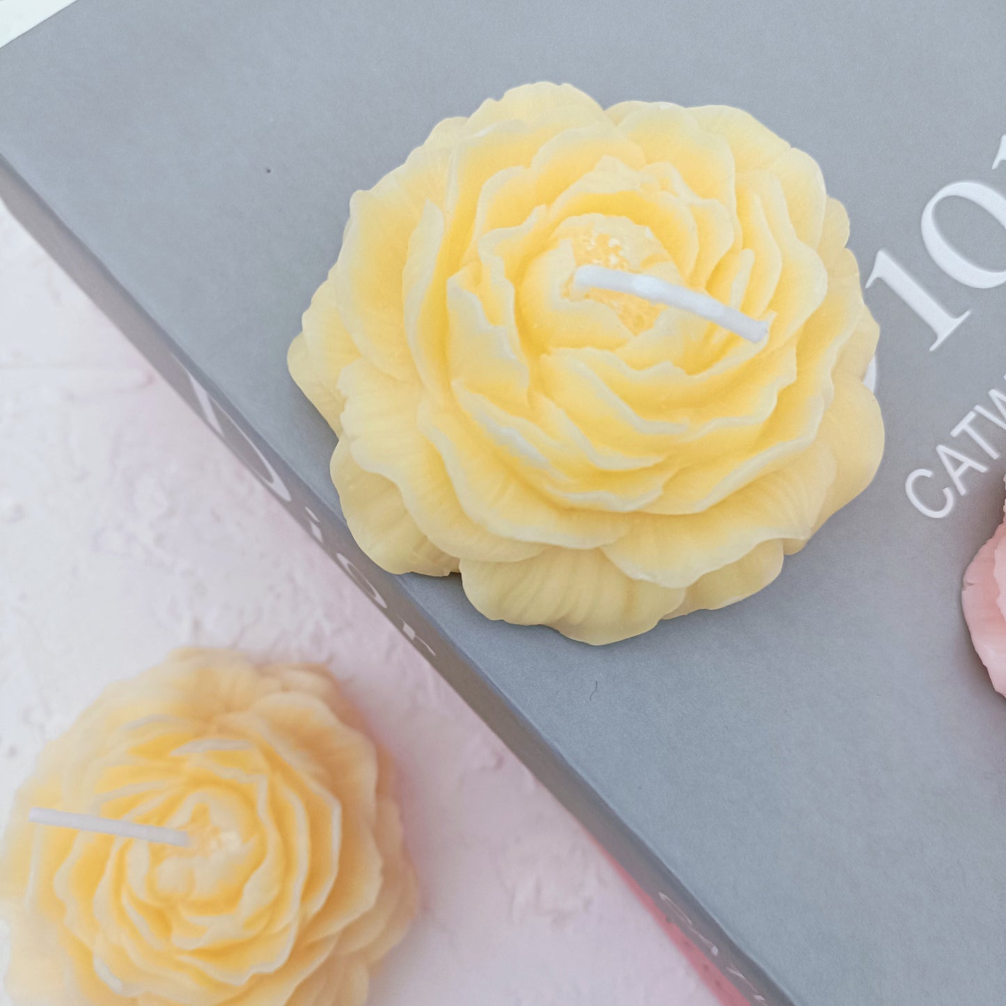 Rosy Bloom Candle