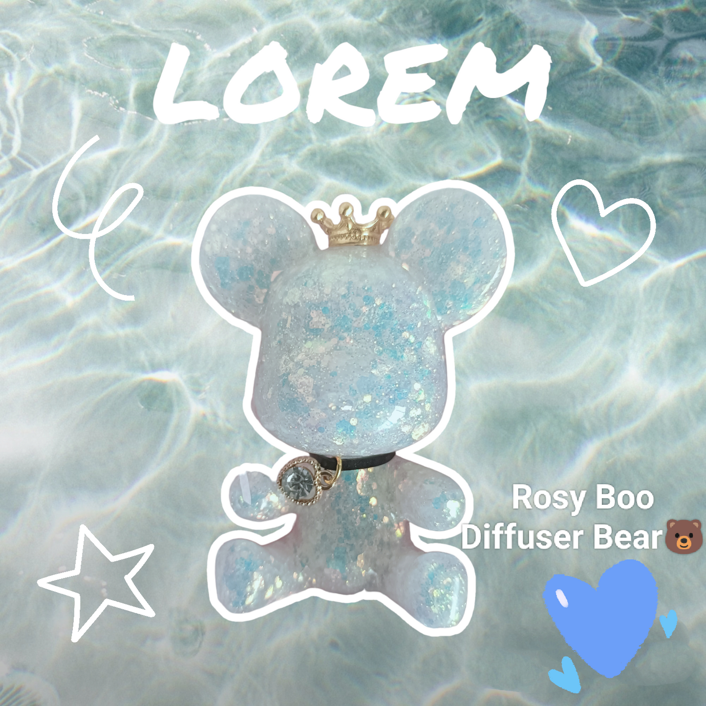 Sparkle QT Bear - Car Air Diffuser