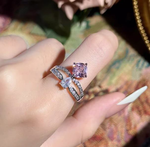 Vintage Castle Cocktail Ring
