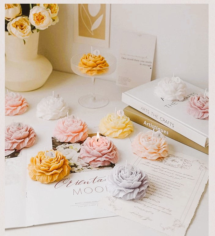 Rosy Bloom Candle