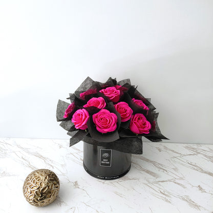Luxe Scented Rose Black Box