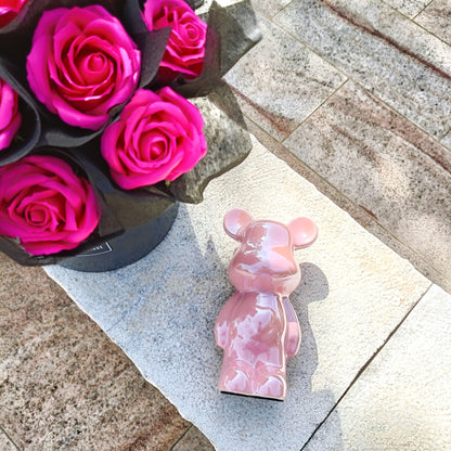 Ceramic Love Heart Bear Ornament