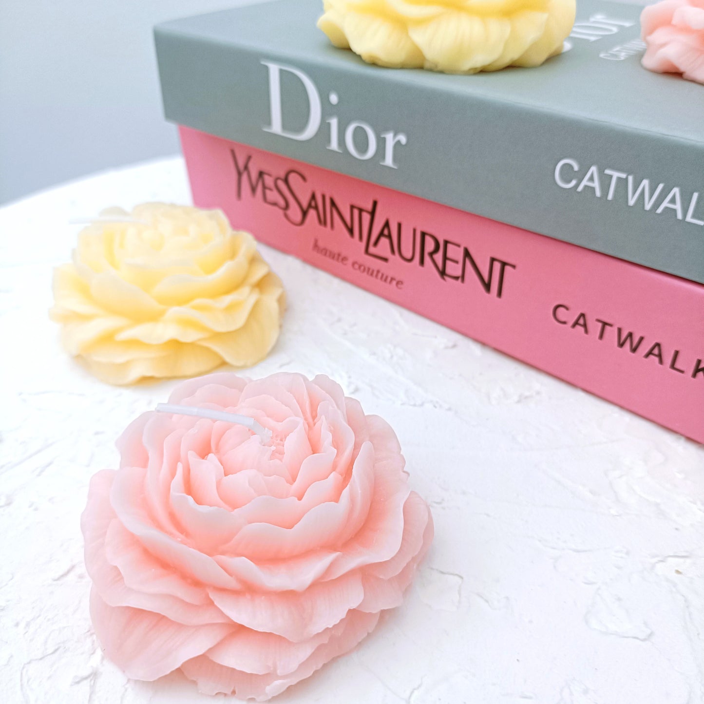 Rosy Bloom Candle