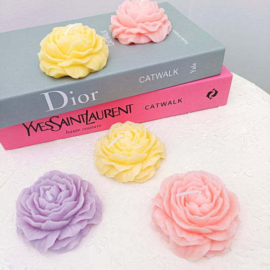 Rosy Bloom Candle