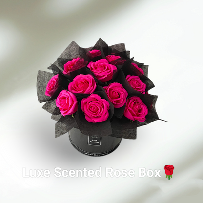 Luxe Scented Rose Black Box