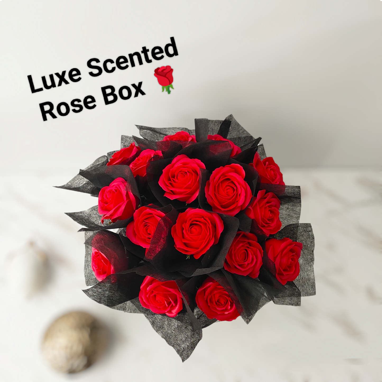 Luxe Scented Rose Black Box