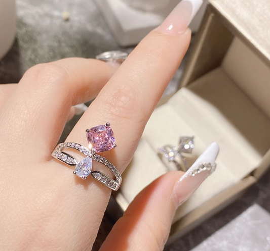 Vintage Castle Cocktail Ring