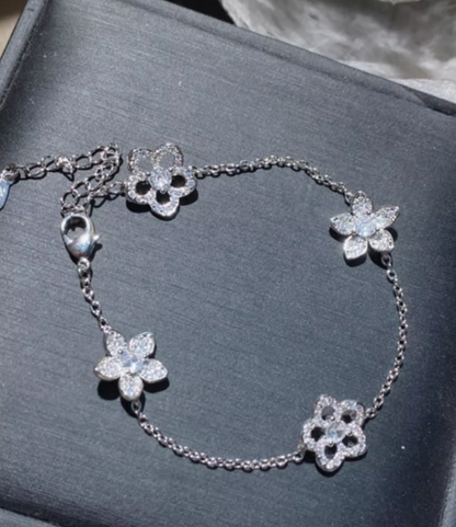 Girly Flower Bracelet