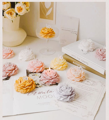 Rosy Bloom Candle