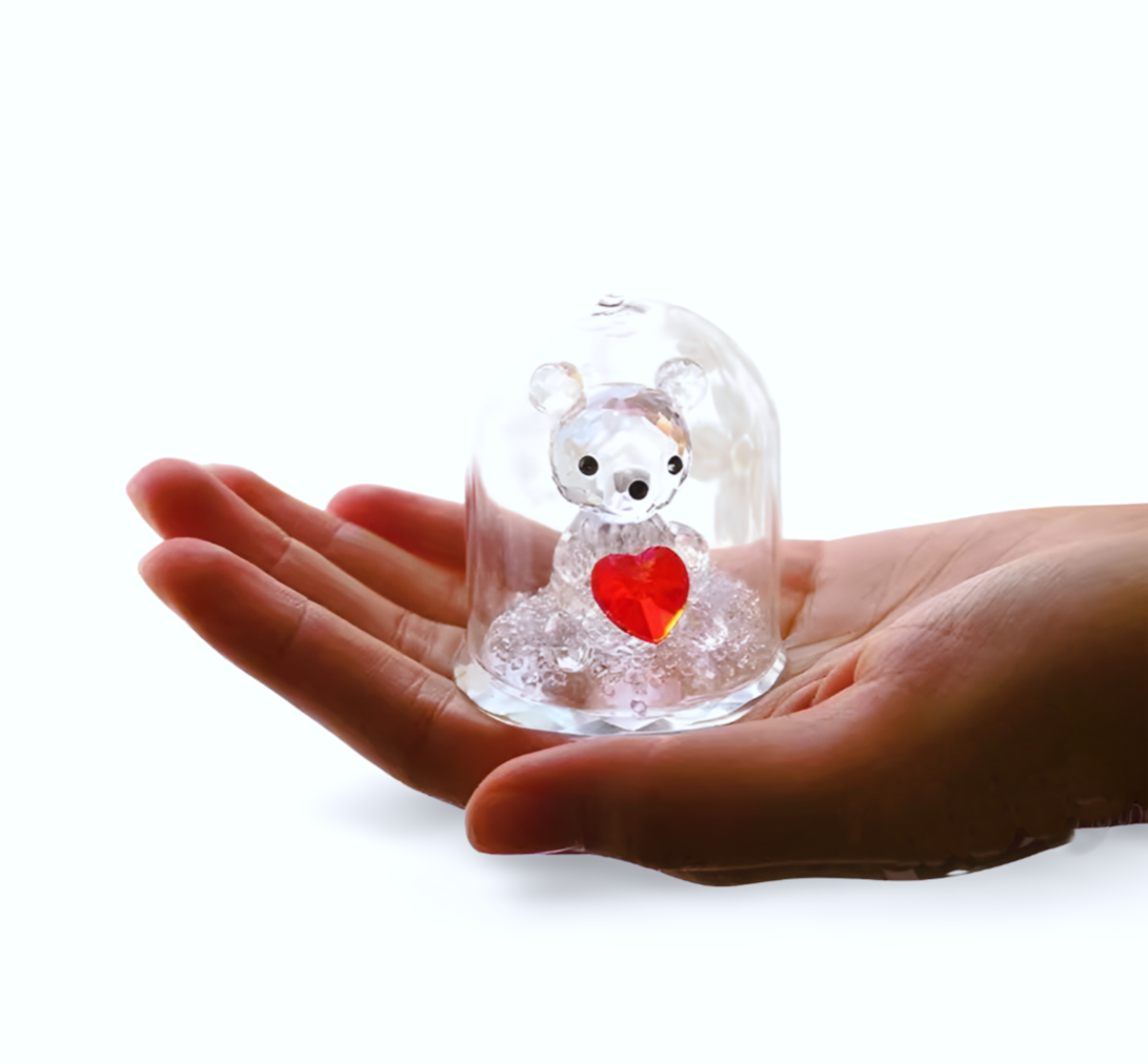Mini Bear Crystal Dome